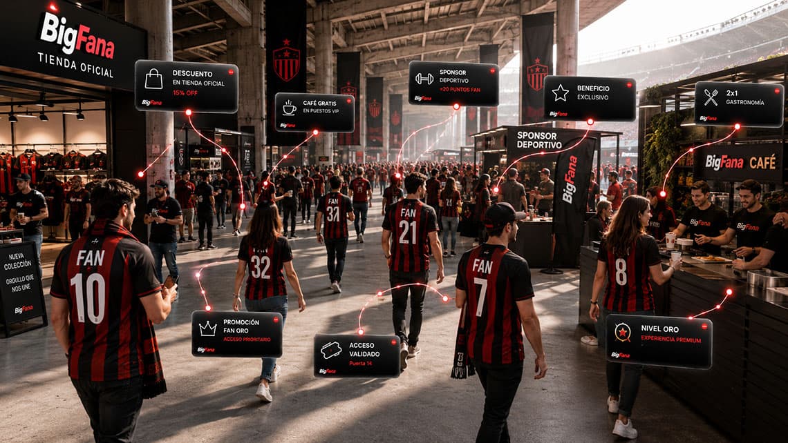 Comunidad de hinchas conectada a beneficios y experiencias BigFana